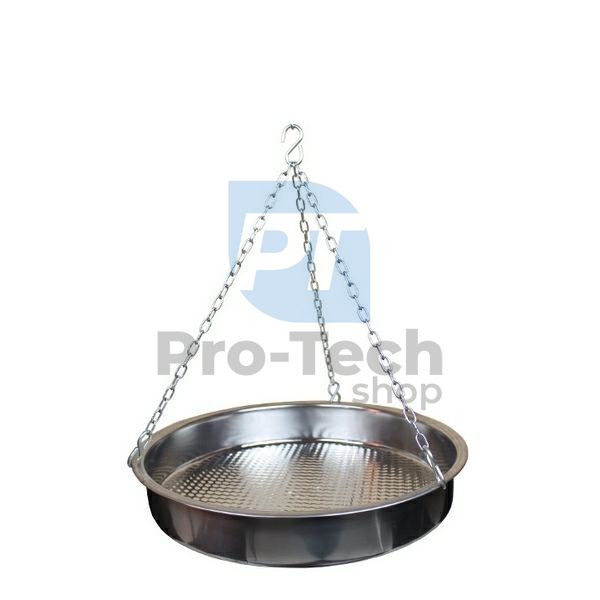 Hanging stainless steel baking dish 42cm 50748