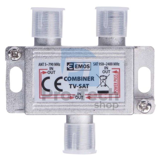 Satellite and antenna signal combiner (TV/SAT) 71083