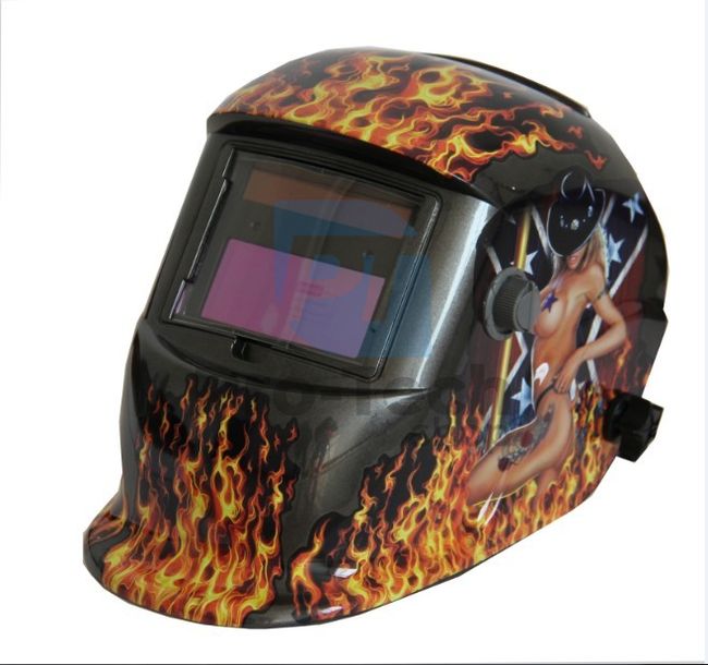 Self-darkening welding hood Burning Beauty 01250