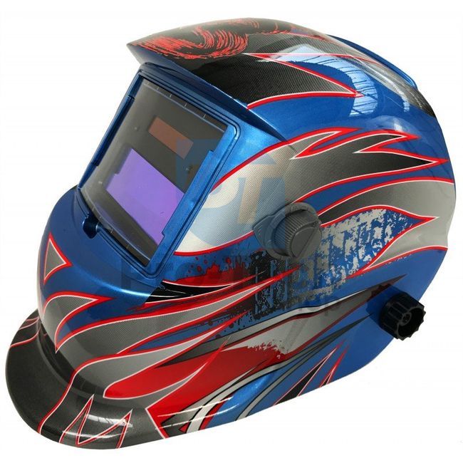 Welding hood self-darkening Blue Flames 10991